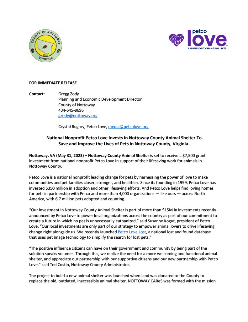 Press Release -Lifesaving Grant Investment for Release 053120231024_1